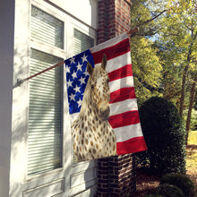 Load image into Gallery viewer, Leopard Spot Andalusian Horse American House Flag