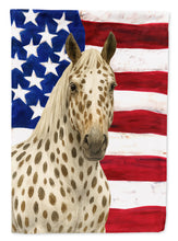 Load image into Gallery viewer, Leopard Spot Andalusian Horse American House Flag
