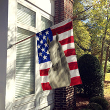 Load image into Gallery viewer, Gray Arabian Horse American House Flag