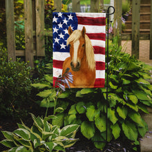 Load image into Gallery viewer, Light Chestnut Arabian Horse American Garden Flag