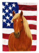 Load image into Gallery viewer, Sorrel Belgian Draft Horse American House Flag