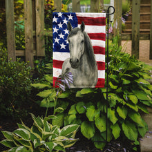 Load image into Gallery viewer, Gray Dutch Warmblood Horse American Garden Flag