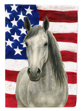 Load image into Gallery viewer, Gray Dutch Warmblood Horse American Garden Flag