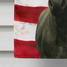 Load image into Gallery viewer, Black Friesian Horse American House Flag