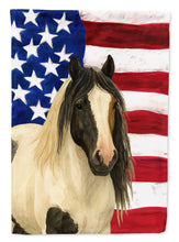 Load image into Gallery viewer, Piebald Gypsy Vanner Horse American Garden Flag