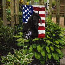 Load image into Gallery viewer, Black Gypsy Vanner Horse American Garden Flag