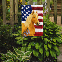 Load image into Gallery viewer, Palomino Gypsy Vanner Horse American Garden Flag