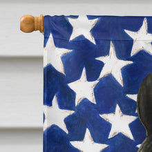 Load image into Gallery viewer, Black Hanoverian Horse American House Flag