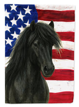 Load image into Gallery viewer, Black Icelandic Horse American Garden Flag