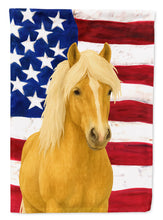 Load image into Gallery viewer, Palomino Icelandic Horse American House Flag