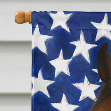 Load image into Gallery viewer, Bay Missouri Fox Trotter Horse American House Flag