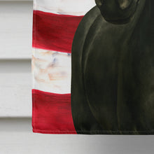 Load image into Gallery viewer, Black Missouri Fox Trotter Horse American House Flag