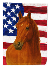 Load image into Gallery viewer, Sorrel Missouri Fox Trotter Horse American Garden Flag