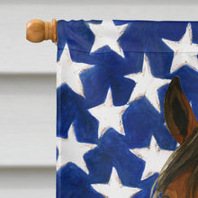 Load image into Gallery viewer, Bay Morgan Horse American House Flag