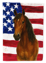 Load image into Gallery viewer, Bay Morgan Horse American House Flag