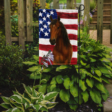 Load image into Gallery viewer, Bay Morgan Horse American Garden Flag