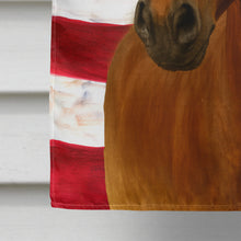 Load image into Gallery viewer, Bay Mustang Horse American House Flag