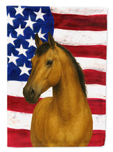 Load image into Gallery viewer, Dun Mustang Horse American House Flag