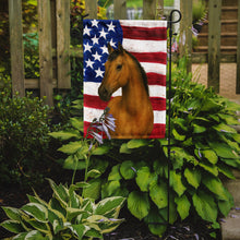 Load image into Gallery viewer, Dun Mustang Horse American Garden Flag