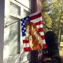 Load image into Gallery viewer, Chestnut Overo Paint Horse American House Flag