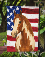 Load image into Gallery viewer, Chestnut Overo Paint Horse American Garden Flag