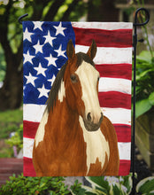 Load image into Gallery viewer, Overo Paint Horse American Garden Flag