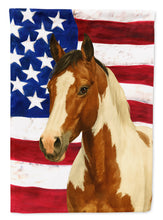 Load image into Gallery viewer, Bay Sabino Paint Horse American House Flag