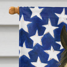 Load image into Gallery viewer, Black Tobiano Paint Horse American House Flag