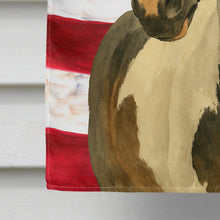 Load image into Gallery viewer, Black Tobiano Paint Horse American House Flag