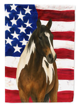 Load image into Gallery viewer, Tobiano Paint Horse American House Flag