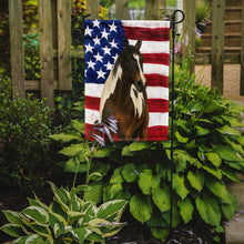 Load image into Gallery viewer, Tobiano Paint Horse American Garden Flag
