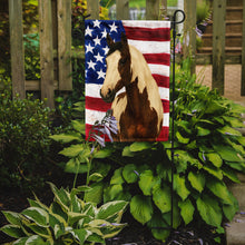 Load image into Gallery viewer, Tovero Paint Horse American Garden Flag