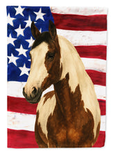 Load image into Gallery viewer, Tovero Paint Horse American Garden Flag