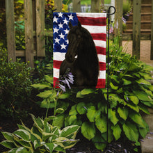 Load image into Gallery viewer, Black Paso Fino Horse American Garden Flag