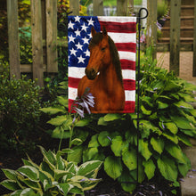 Load image into Gallery viewer, Chestnut Paso Fino Horse American Garden Flag