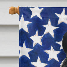 Load image into Gallery viewer, Black Percheron Horse American House Flag