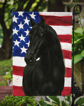 Load image into Gallery viewer, Black Rocky Mountain Horse American Garden Flag