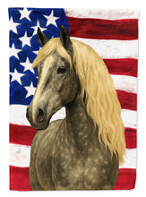 Load image into Gallery viewer, Silver Dapple Rocky Mountain Horse American House Flag