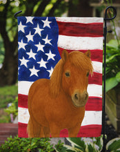 Load image into Gallery viewer, Chestnut Shetland Pony American Garden Flag