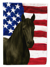 Load image into Gallery viewer, Black Tennessee Walking Horse American Garden Flag