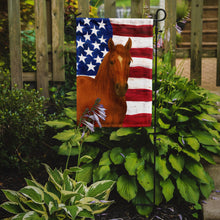 Load image into Gallery viewer, Chestnut Tennessee Walking Horse American Garden Flag