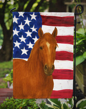 Load image into Gallery viewer, Chestnut Tennessee Walking Horse American Garden Flag