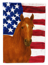 Load image into Gallery viewer, Chestnut Tennessee Walking Horse American Garden Flag