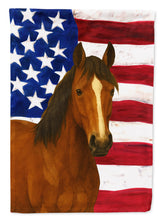 Load image into Gallery viewer, Bay Thoroughbred Horse American House Flag