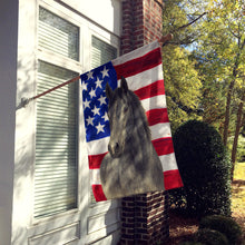 Load image into Gallery viewer, Gray Thoroughbred Horse American House Flag