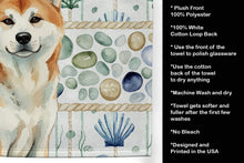 Load image into Gallery viewer, Red Akita Coastal Sea Glass Kitchen Towel