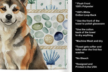 Load image into Gallery viewer, Sesame Akita Coastal Sea Glass Kitchen Towel