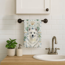 Load image into Gallery viewer, American Eskimo Coastal Sea Glass Kitchen Towel