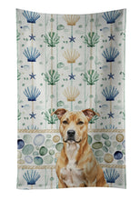 Load image into Gallery viewer, Fawn American Staffordshire Terrier Coastal Sea Glass Kitchen Towel