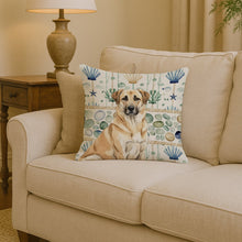 Load image into Gallery viewer, Anatolian Shepherd Dog Coastal Sea Glass Throw Pillow